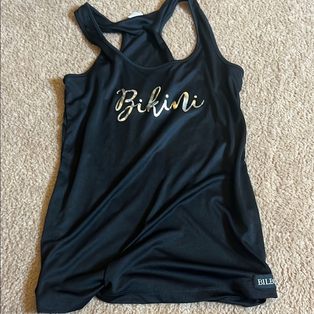 Breathable Black Women's Tank Top